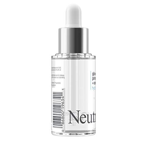Neutrogena Hydro Boost Glow Booster Primer & Serum, Hydrating & Moisturizing Face Serum-to-Primer Hybrid, Infused with Purified Hyaluronic Acid & Designed to Instantly Hydrate, 1.0 fl. oz - Image 2