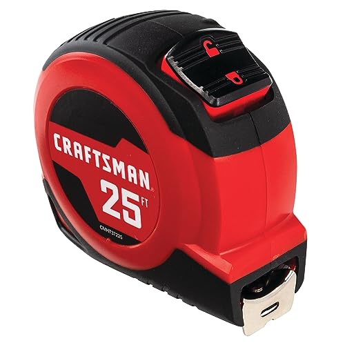 CRAFTSMAN Tape Measure, 25 ft, Retraction Control and Self-Lock, Rubber Grip (CMHT37225) - Image 2