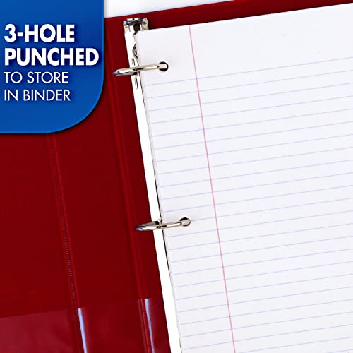 Mead Loose Leaf Paper, 3 Pack, Notebook Paper, College Ruled Filler Paper, Standard, 8 x 10.5, 200 Sheets per Pack (73185) Pack of 3 - Image 4