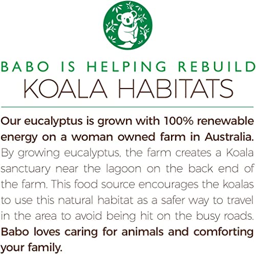 Babo Botanicals Eucalyptus Remedy Plant-Based 3-in-1 Shampoo, Bubble Bath & Wash - with Vapors of Eucalyptus, Rosemary & Peppermint - For Babies, Kids or Sensitive Skin - EWG Verified - 15 fl. oz. - Image 4