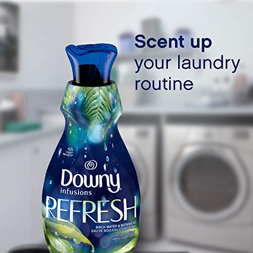 Downy Infusions Laundry Fabric Softener Liquid, Refresh, Birch Water & Botanicals, 56 Fl Oz - Image 5