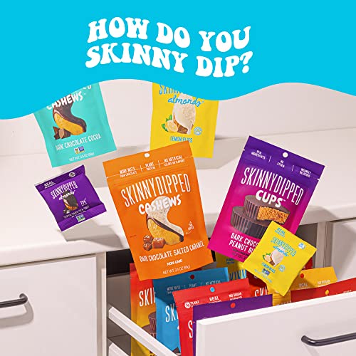 SKINNYDIPPED Strawberry Lemonade Almonds, Limited Edition, Healthy Snack, Plant Protein, Gluten Free, 3.5 oz Resealable Bags, Pack of 5 - Image 2