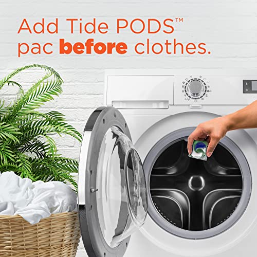 Tide PODS Liquid Laundry Detergent Soap Pacs HE Compatible 76 Count Powerful 3-in-1 Clean in one Step Spring Meadow Scent - Image 2