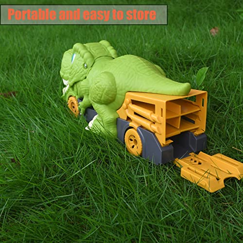 Aykzaqe Dinosaur Transport Truck Carrier Toys Eating Cars, Toys for 3 Year Old Boys, Toys for 4 Year Old Boys, Toys Trucks Cars for 3 4 5 6 + Year Old Boys, Monster Trucks for Boys 3 4 5 6 7 8 Years - Image 2