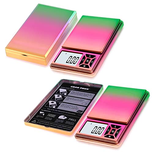 GRAM PRES Digital Pocket Scale 300g/0.01g Accuracy,Small Jewellery Coin Powder Scale Digital Gram and Oz with 50g Cal Weights,Digital Gram Scale - Image 6